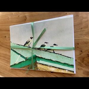 Blank Greeting Cards Watercolor Ocean Birds